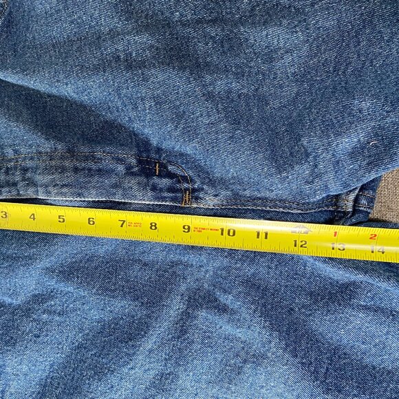 Wrangler Bermuda Denim Jean Shorts Men's 40 High Rise Blue Casual - Picture 9 of 15